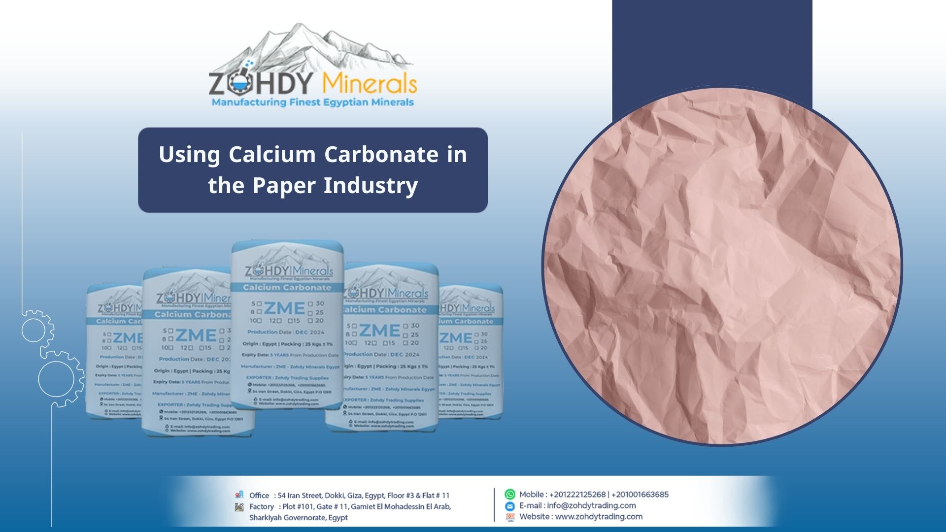 Using Calcium Carbonate in the Paper Industry 6 Using Calcium Carbonate in the Paper Industry