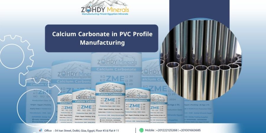 Calcium Carbonate in PVC Profile Manufacturing 1 Calcium Carbonate in PVC Profile Manufacturing