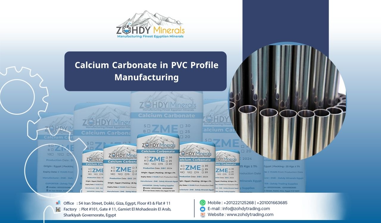 Calcium Carbonate in PVC Profile Manufacturing 6 Calcium Carbonate in PVC Profile Manufacturing