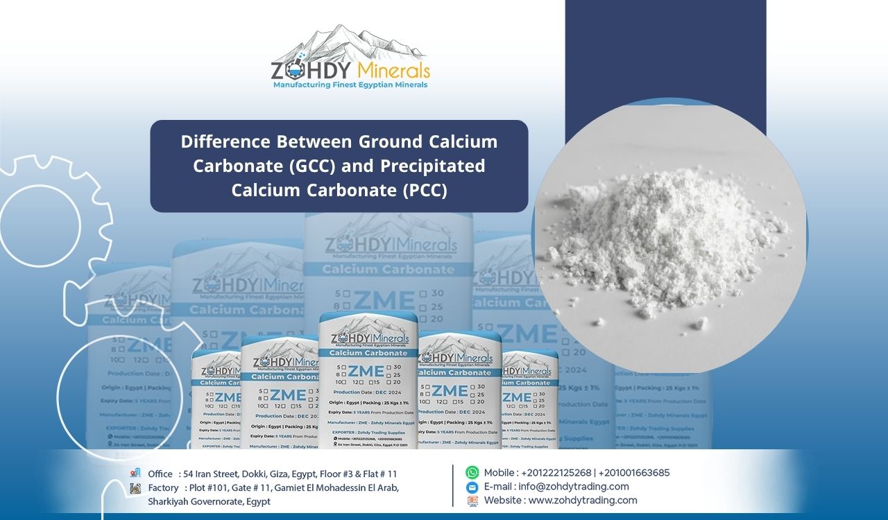 The Difference Between Ground Calcium Carbonate (GCC) and Precipitated Calcium Carbonate (PCC) 4 Difference Between Ground Calcium Carbonate (GCC) and Precipitated Calcium Carbonate (PCC)