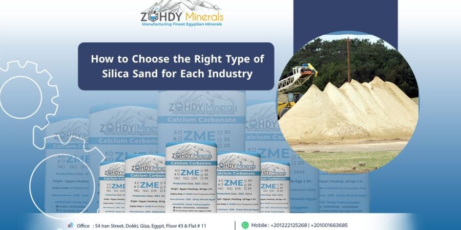 How to Choose the Right Type of Silica Sand for Each Industry 1 How to Choose the Right Type of Silica Sand for Each Industry