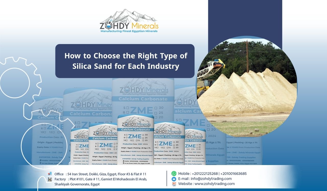 How to Choose the Right Type of Silica Sand for Each Industry 1 How to Choose the Right Type of Silica Sand for Each Industry