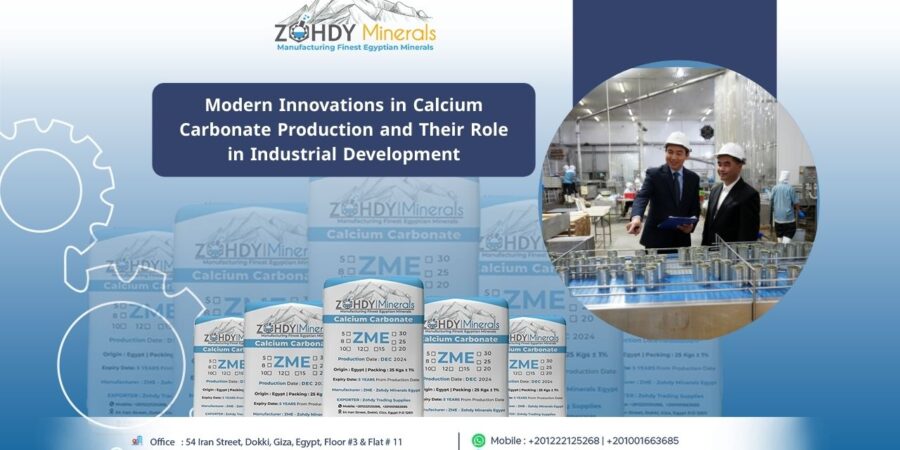 Modern Innovations in Calcium Carbonate Production and Their Role in Industrial Development 1 Modern Innovations in Calcium Carbonate Production and Their Role in Industrial Development