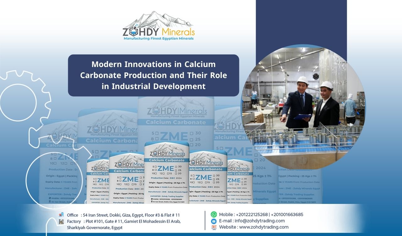 Modern Innovations in Calcium Carbonate Production and Their Role in Industrial Development 2 Modern Innovations in Calcium Carbonate Production and Their Role in Industrial Development