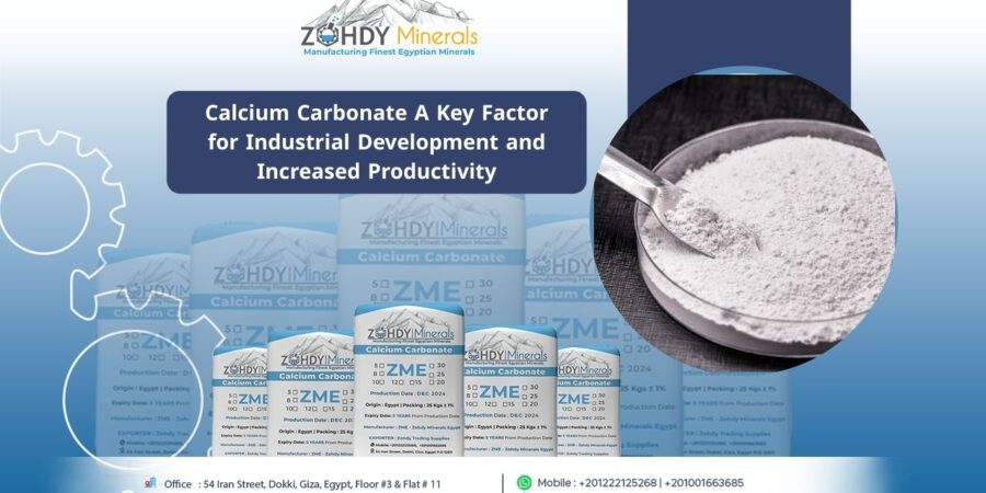Calcium Carbonate: A Key Factor for Industrial Development and Increased Productivity 1 Calcium Carbonate A Key Factor for Industrial Development and Increased Productivity